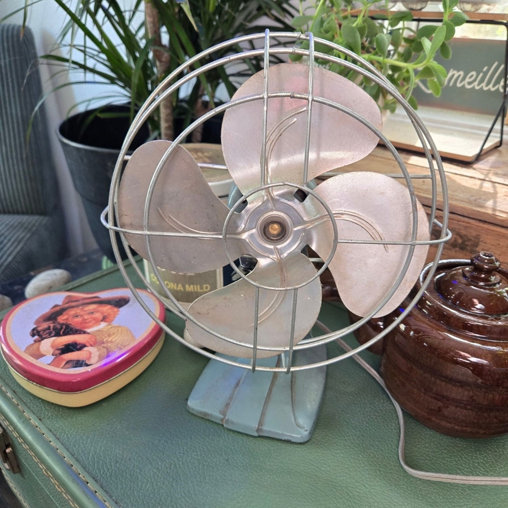 Vintage Metal Table Fan